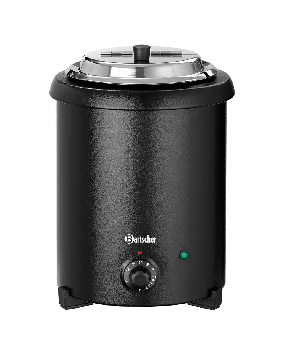 Soepketel - 5.4 Liter - Zwart - Bartscher - 100062