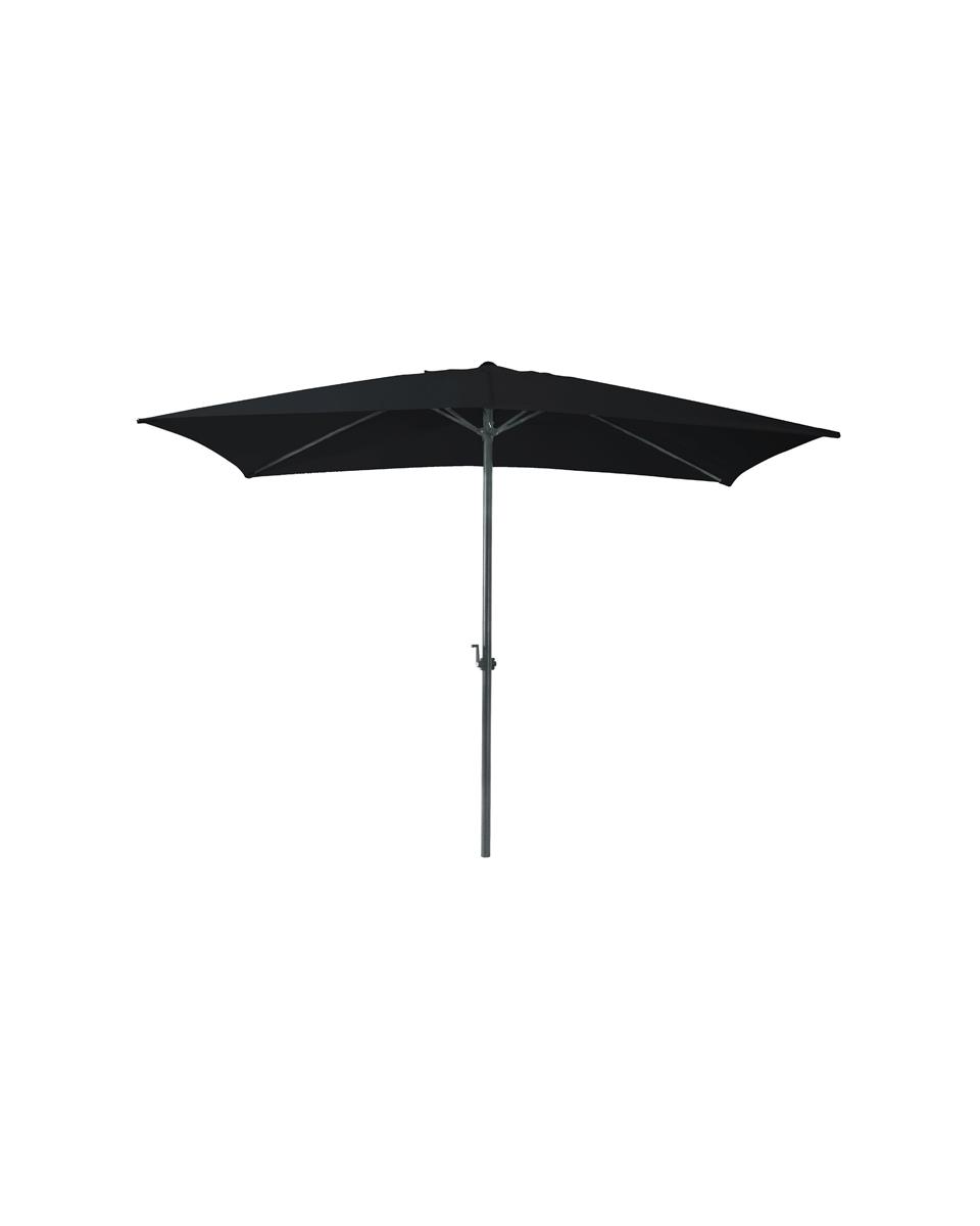 Parasol - Mambo vierkant - 300 x 300 CM - Zwart - Promoline