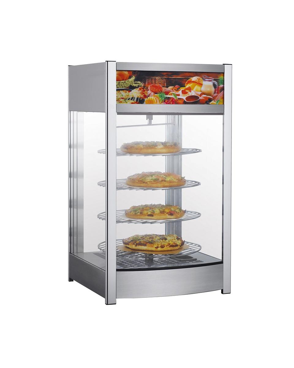 Warmhoudvitrine - 120 liter - RVS - Promoline OP=OP
