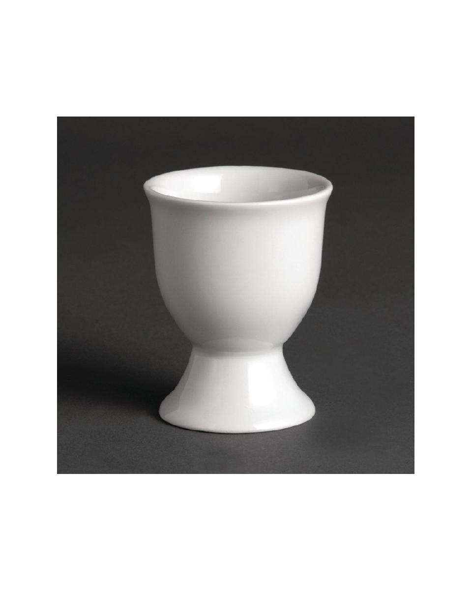 Eierdop - 12 stuks - Wit - Ø 5 x H 6.8 CM - Olympia - U814