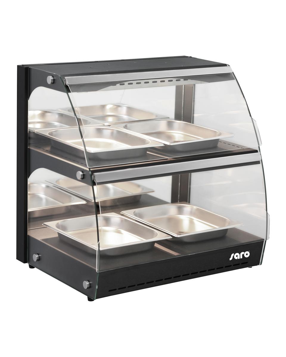 Warmhoudvitrine - Zwart - Saro - 330-2015