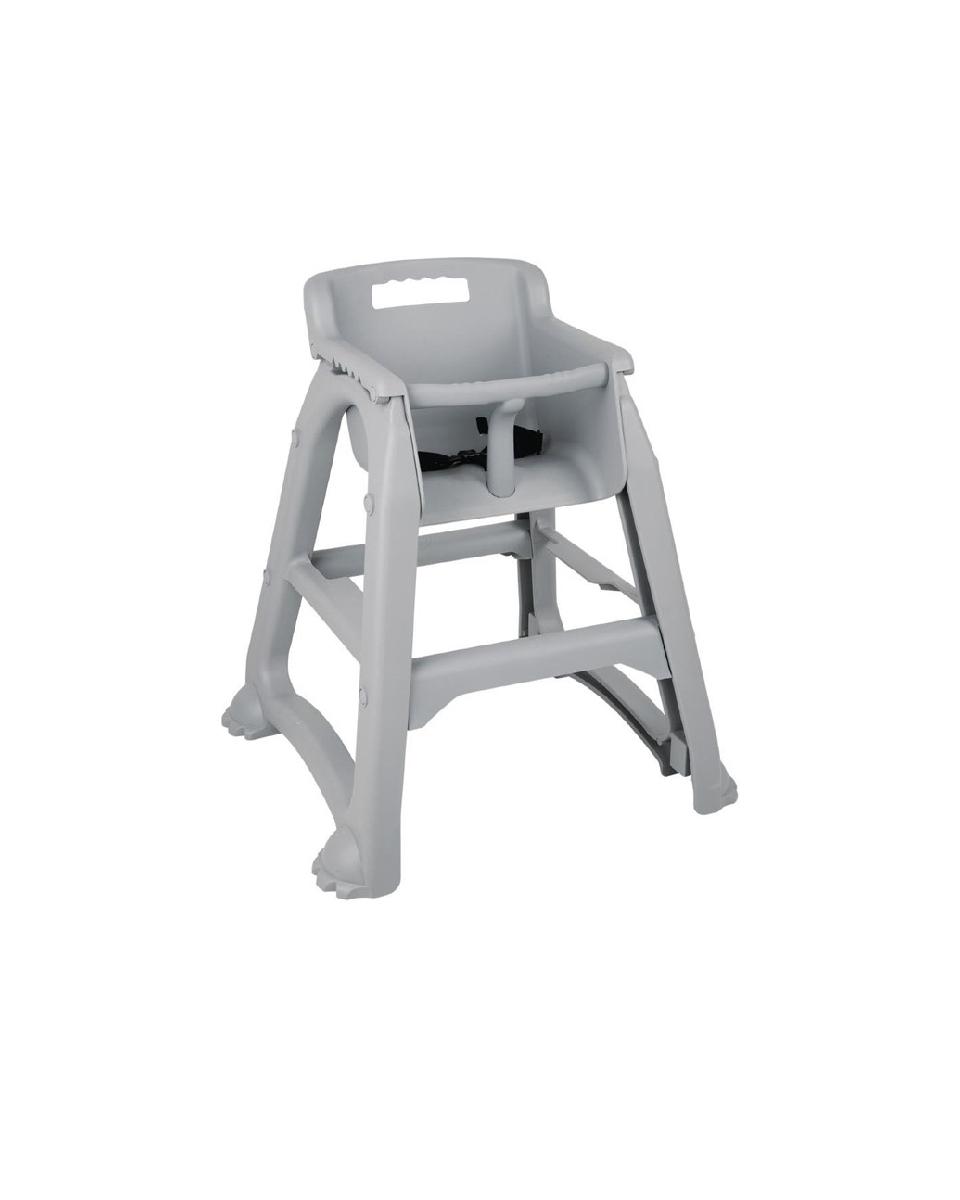 Kinderstoel - Grijs - H 73 x 65 x 56 CM - Kunststof - Bolero - DA693