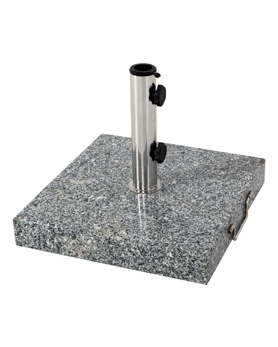 Parasolvoet - 40 KG - H 39 x 45 x 45 CM - Graniet - 40 KG - Promoline