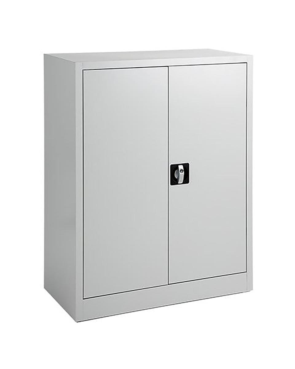 Dossierkast - Grijs - H 100 x 80 x 42 CM - Met slot - FLC