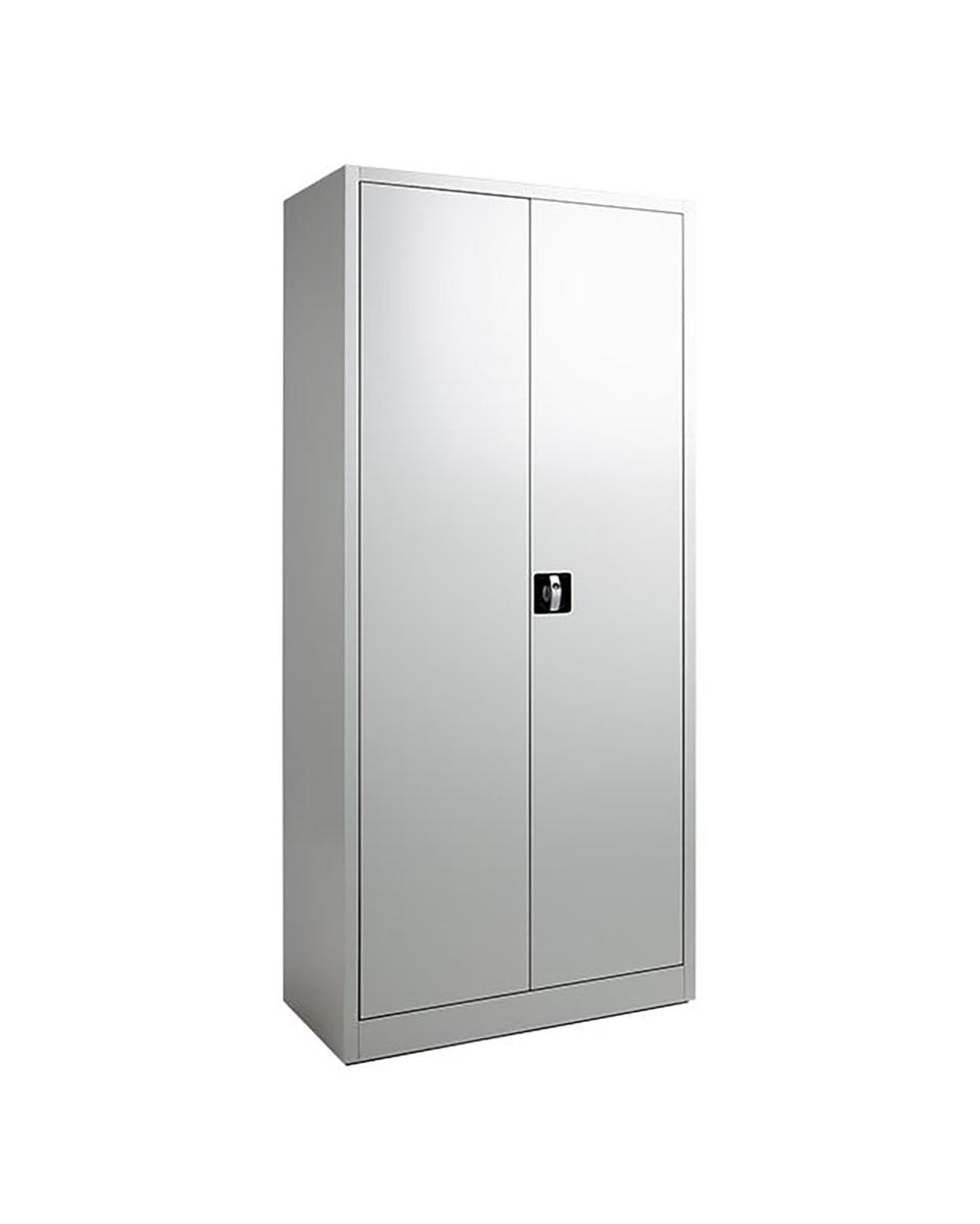 Dossierkast - Grijs - H 180 x 80 x 38 CM - Met slot - FLC