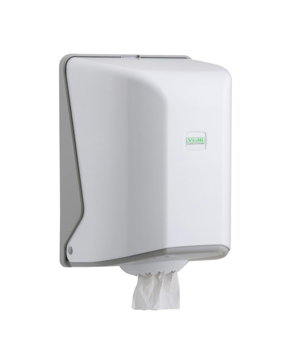Papierrol Dispenser - Midi - Wit - Cleanline - Promoline