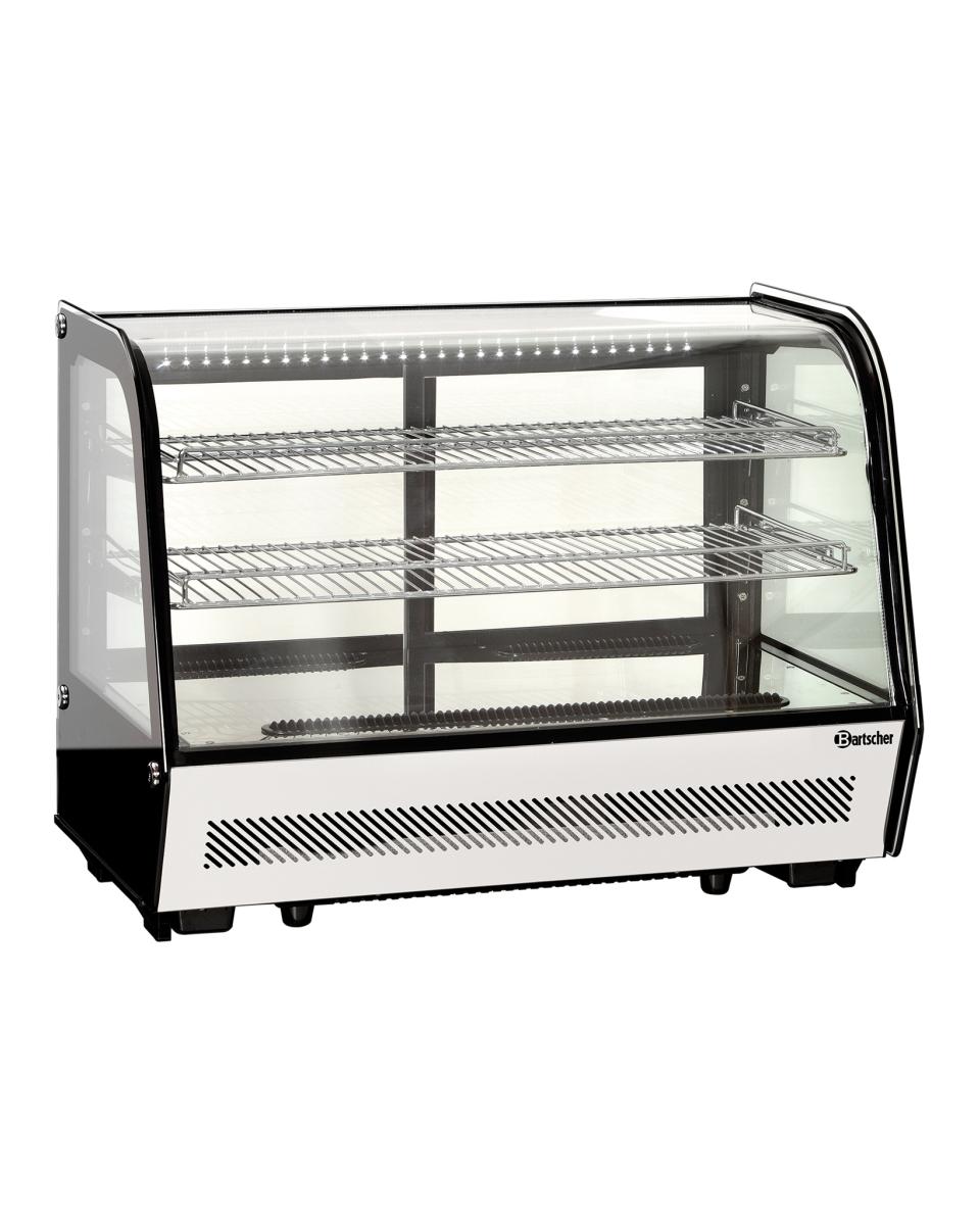 Koelvitrine - 160 Liter - Zwart - Bartscher - 700203G