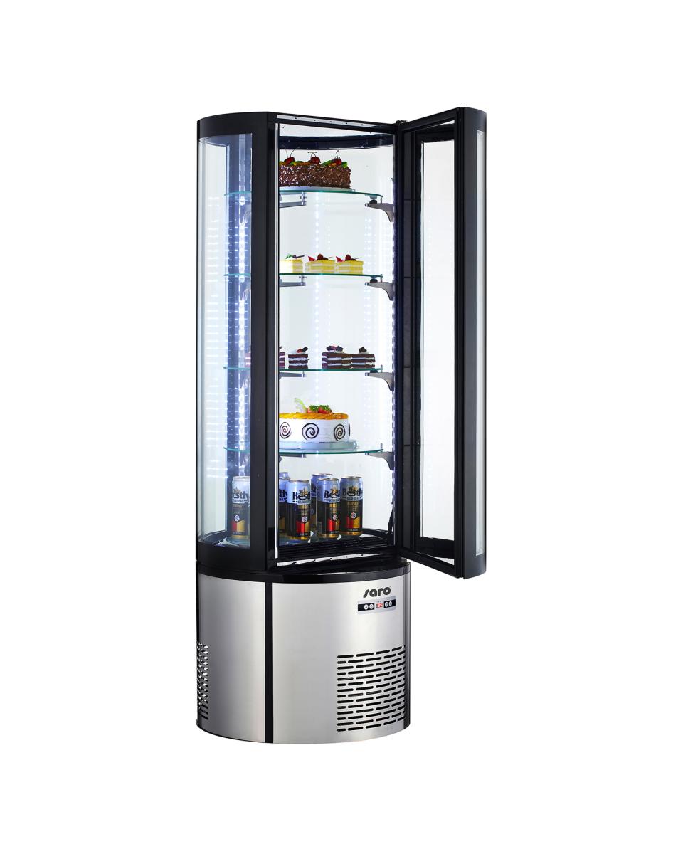 Gebaksvitrine - 360 Liter - Rvs - Saro - 330-1127