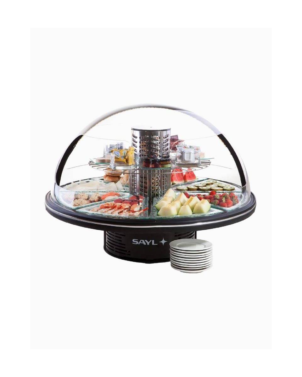 Gekoelde buffetvitrine - H 75 x Ø95 CM - Sayl - lepetitbuffet360
