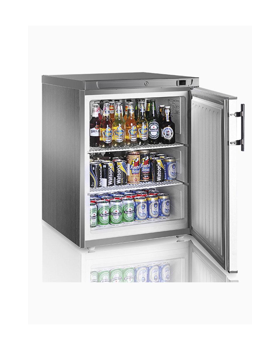 Horeca koelkast - 100 Liter - 1 deurs - RVS - Mastro - BMA0050/CI