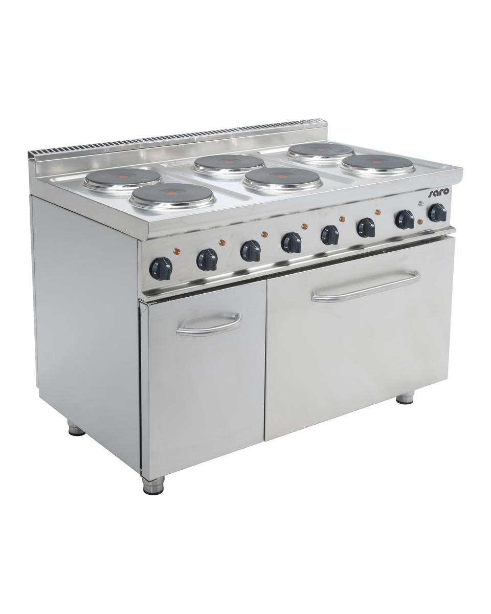 Kookplaat - Elektrisch - Met oven - 6 Platen - Saro - 423-1085