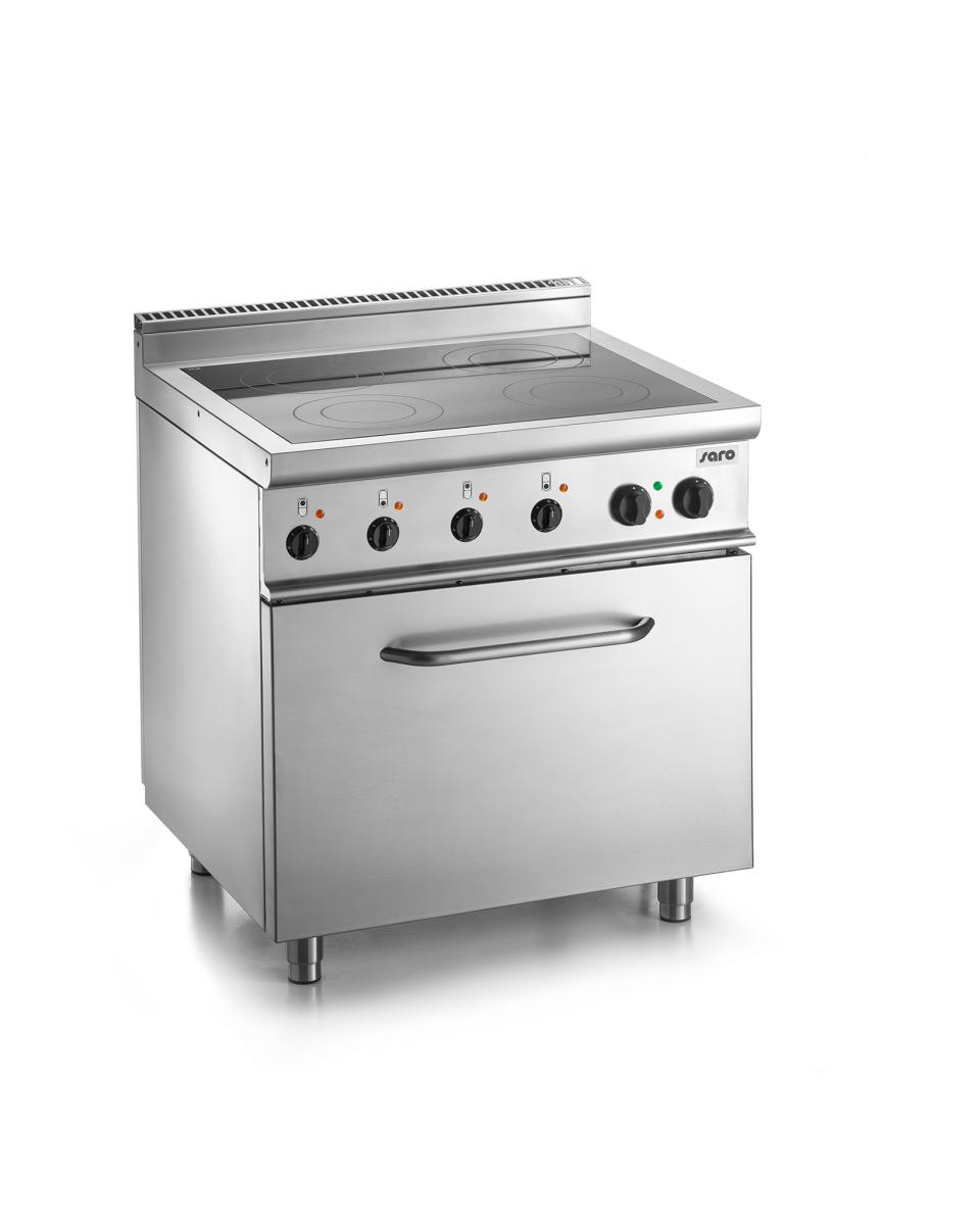 Fornuis - Keramisch- Elektrische oven - 4 Platen - Saro - 423-1405