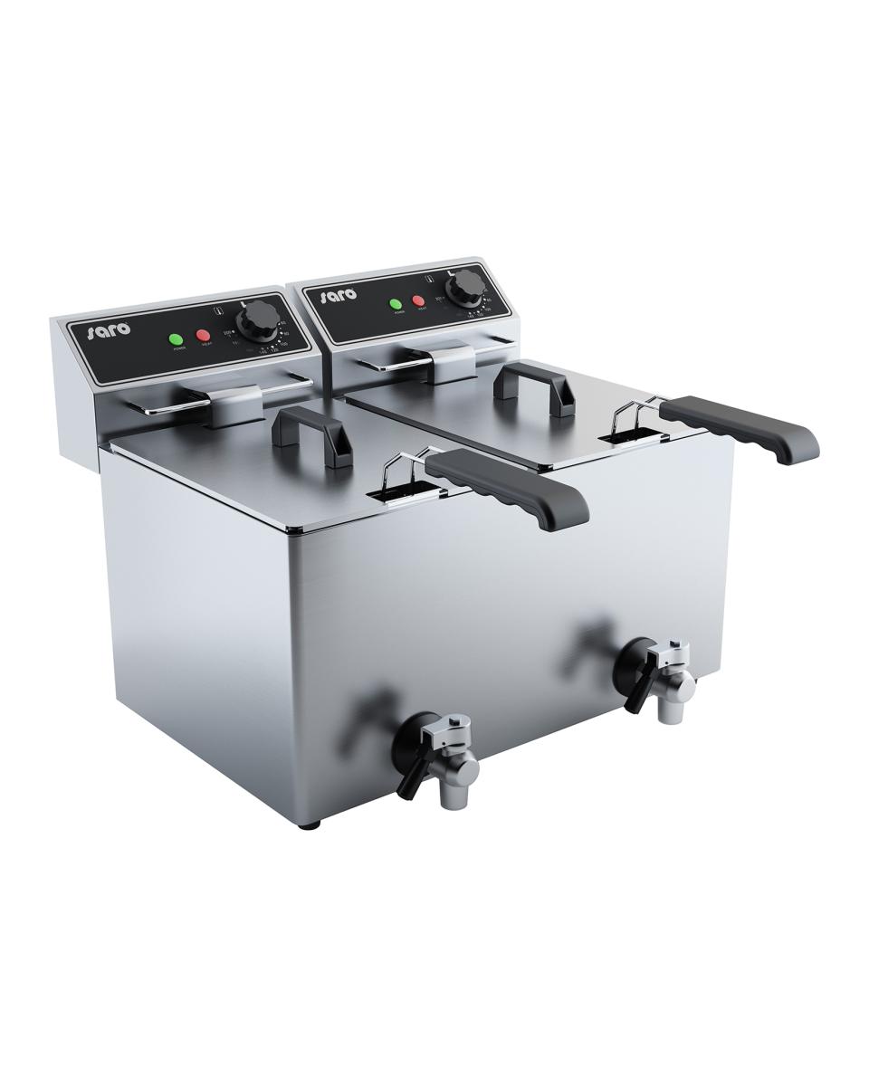 Friteuse - 2 x 8 Liter - Saro - 443-6015