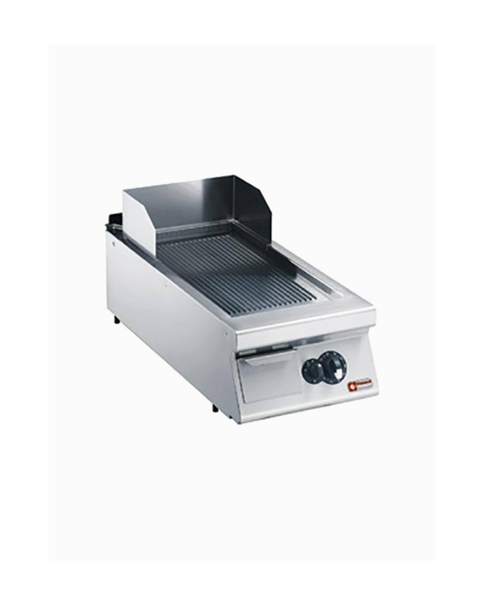 Bakplaat - 900 Line - Gas - Geribbeld - 40 CM - Diamond - G22/PR4T