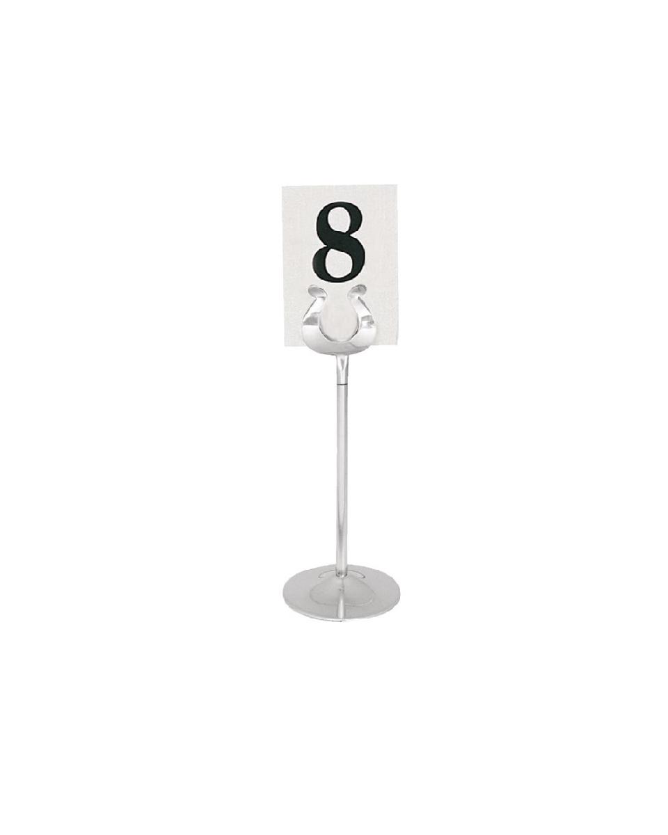 Tafelnummerhouder - H 20.5 CM - RVS - Olympia - P343