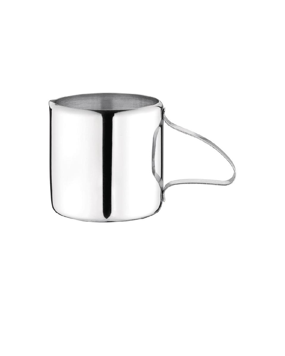 Melkkan - 0.09 Liter - H 4.8 x 8 x 5 CM - RVS - Olympia - J738