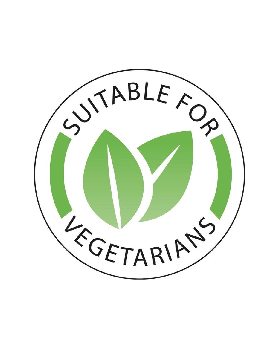 Voedseletiketten - Vegetarisch - 1000 stuks - Vogue - U913