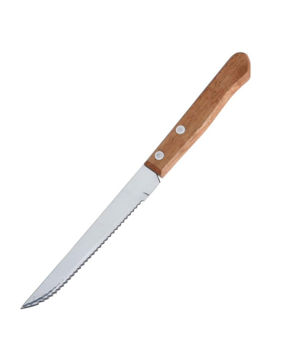 Steakmes set - 6 Delig - Bruin - Promoline