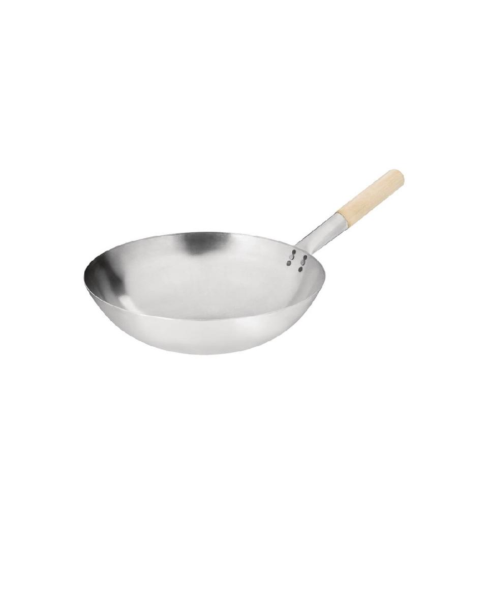 Wokpan - Ø 35.6 CM - Staal - Vogue - K299
