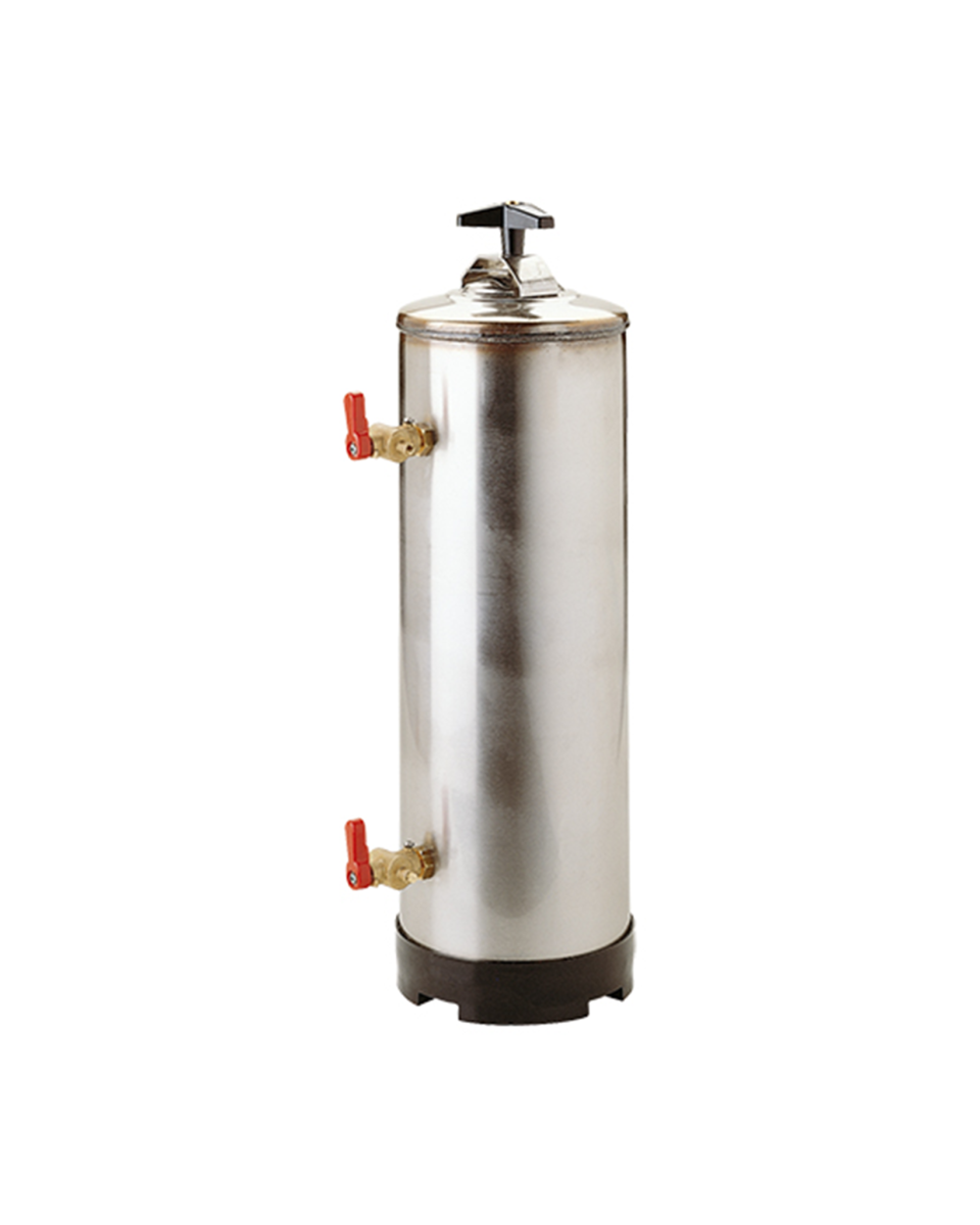 Waterontharder - H 42 CM - 2.5 KG - Ø24 CM - RVS - 8 Liter - 340001