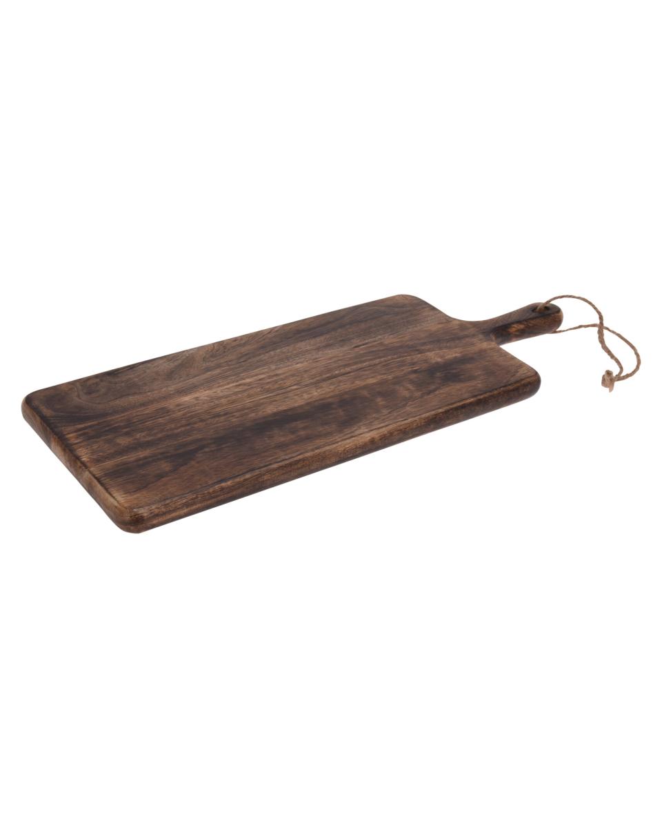 Serveerplateau - H 2.3 x 59 x 25 CM - Gebrand - Mango Hout - Promoline