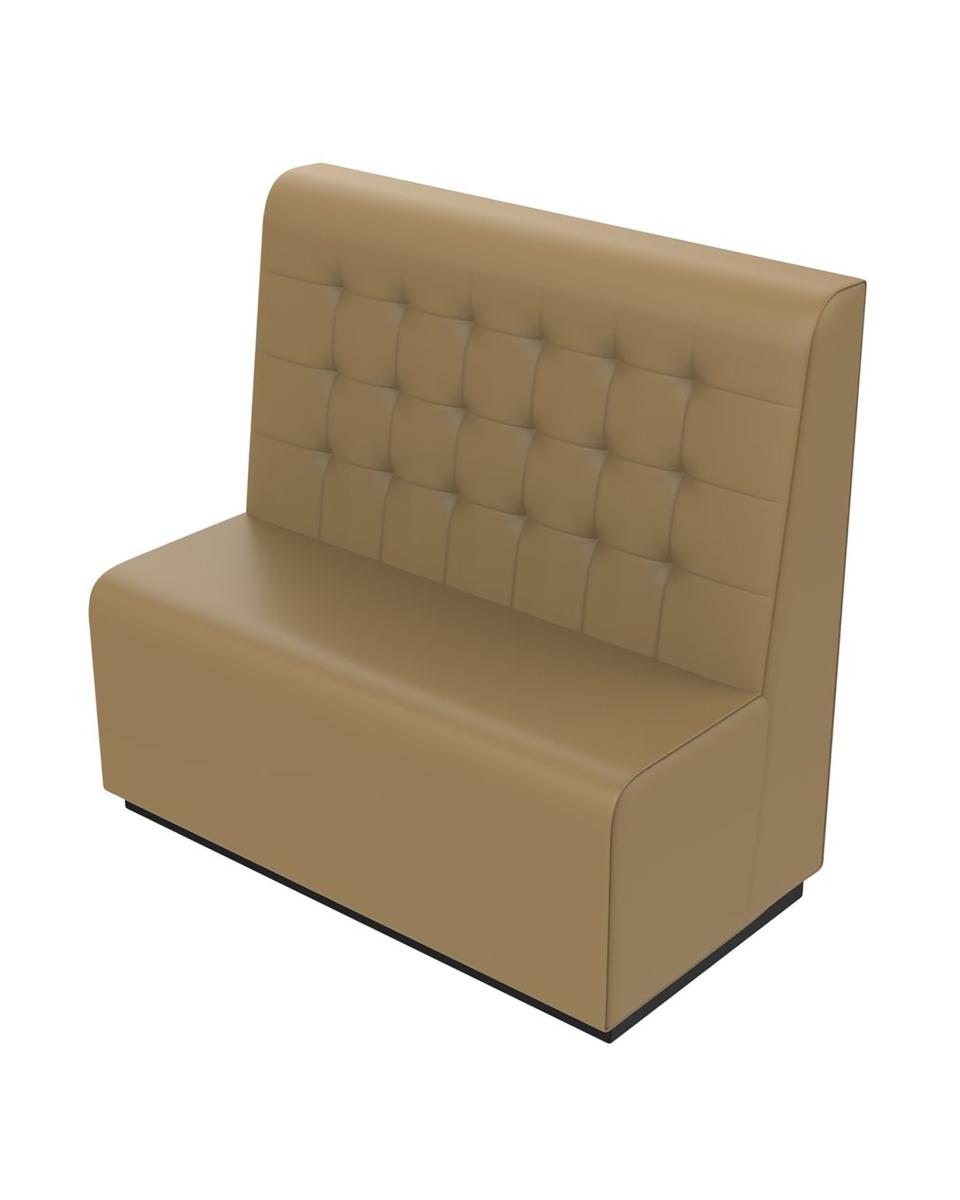 Horeca eetbank - Amsterdam - Taupe - 122 cm - Promoline