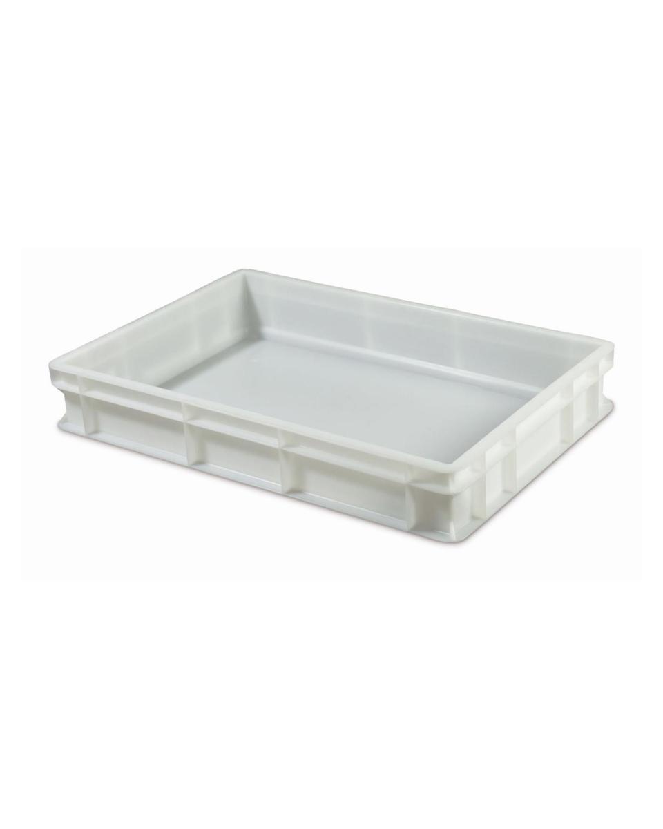 Pizzabollenbak - Deegkrat - H 10 x 60 x 40 CM - Wit - Promoline