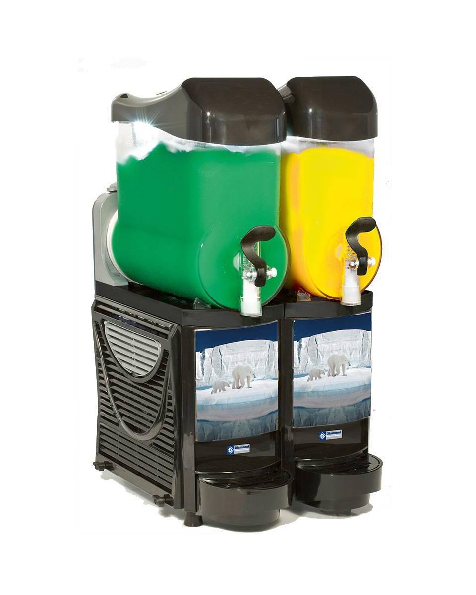 Slush Granitamachine - 2 x 10 Liter - H 84 x 40 x 60 CM -230 V - Diamond - FABY-2/BB