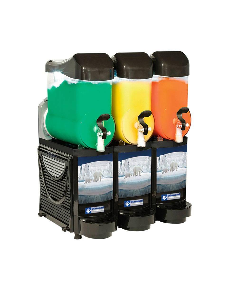 Slush Granitamachine - 3 x 10 Liter - H 84 x 60 x 60 CM -230 V - Diamond - FABY-3/CB