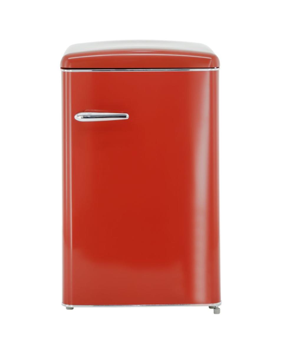 Koelkast - 112 Liter - 1 deurs - Rood - Exquisit - RKS120-V-H-160FR