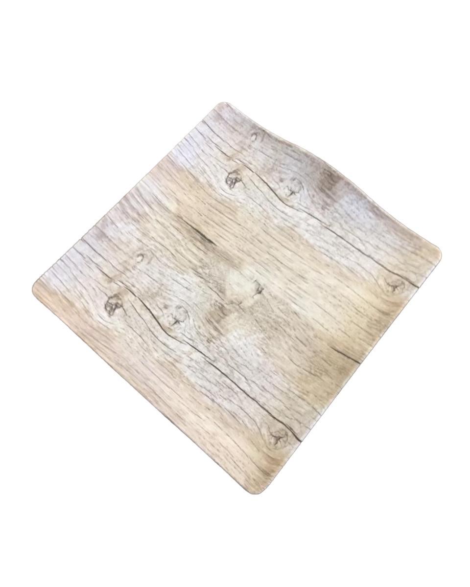 Bord - Melamine - Hout-look - 25 x 25 CM - Promoline