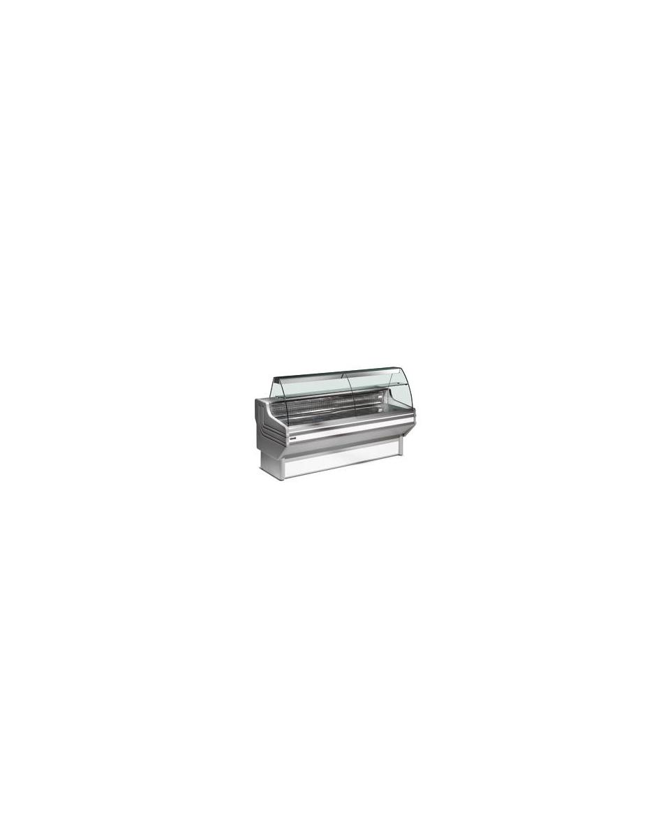 Gekoelde Vitrinetoonbank - Gebogen Ruit - Geventileerd - Diamond - JY30/A1-VV 