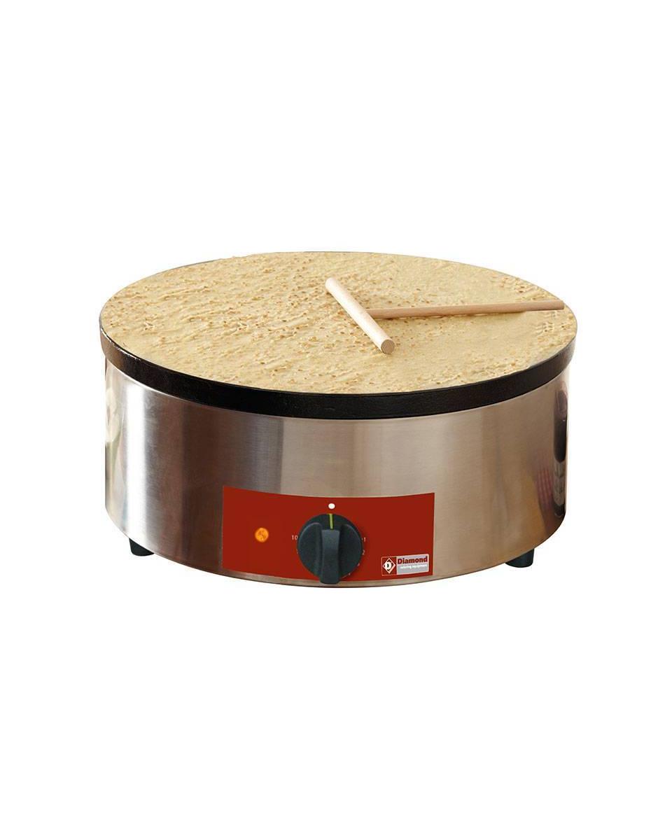 Crêpe Bakplaat - Enkel - Elektrisch - Ø40 CM - Diamond - BRET/1E-HR