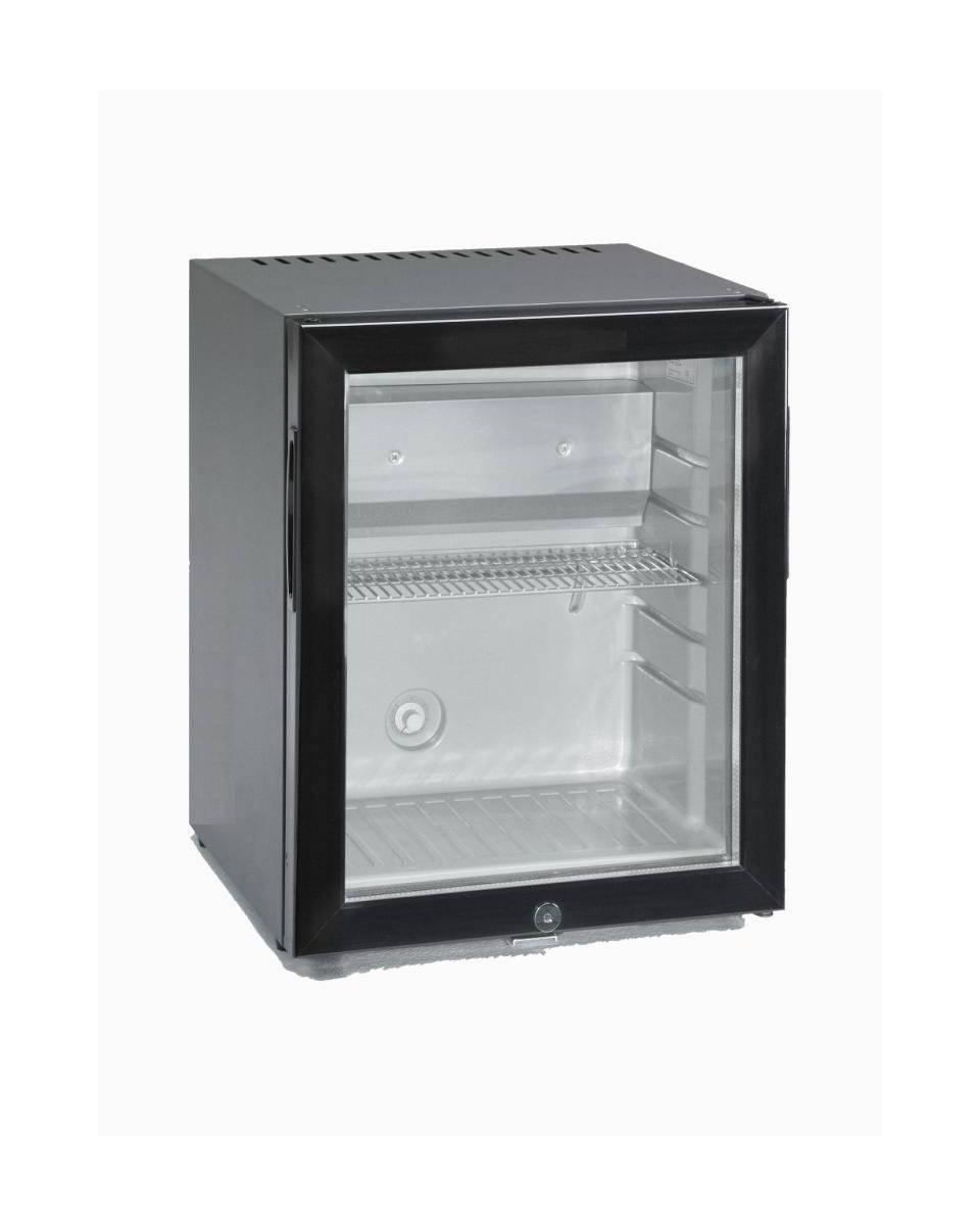 Mini koelkast - 32 Liter - Glasdeur - Zwart