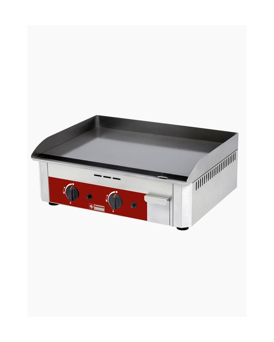 Bakplaat - Gas - Glad - Geëmailleerd - 60 CM - Diamond - FTG-60/SS