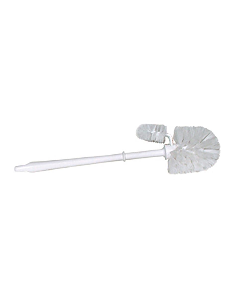 Toiletborstel - Met randreiniger - 36 CM - Ø7 CM - Wit - 515925