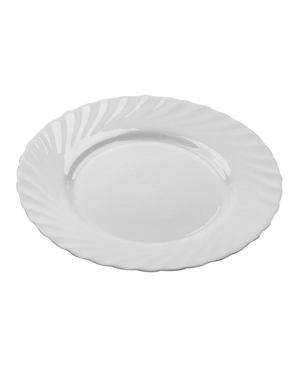 Bord - Ø27.5 CM - 6 Stuks - Wit - Arcoroc - Trianon Wit - 122854