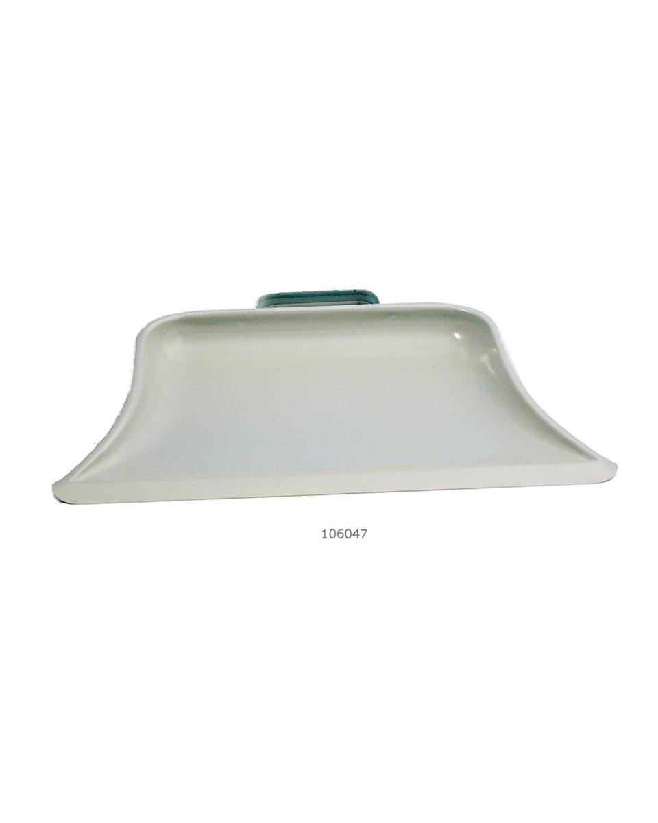 Stofblik - 32 x 26 CM - Metaal - Grijs - Betra - 106047