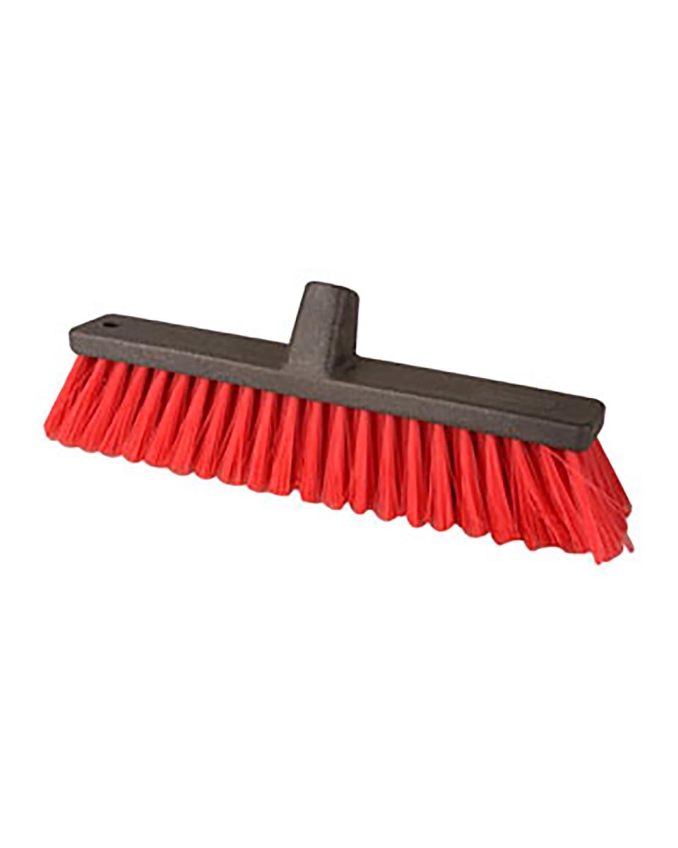 Straatbezem - 40 CM - Zwart / Rood - Coronit - 515970 - 515970