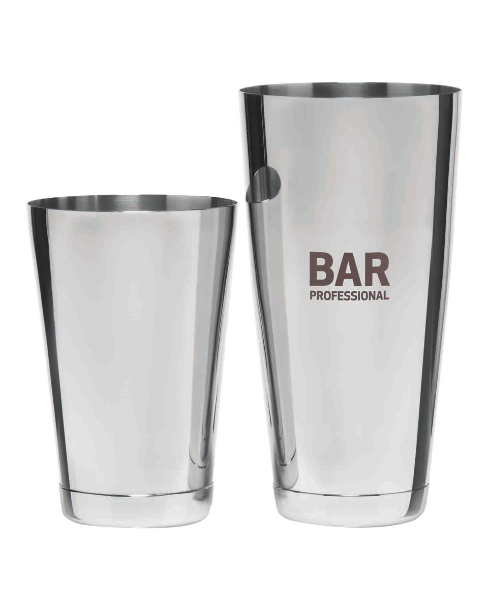 Shaker - 0.8 Liter - 2-delig - RVS - Bar Professional - 517941