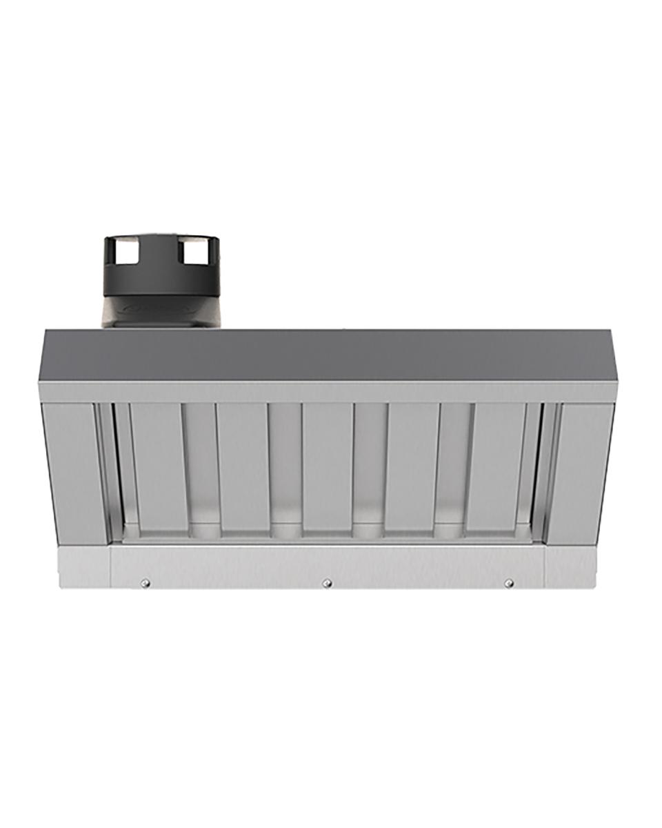 Afzuigkap Cheftop - H 34.3 x 53.5 x 81.8 CM - 19.8 KG - 220 - 240 V - 100 W - RVS - Unox - 596205