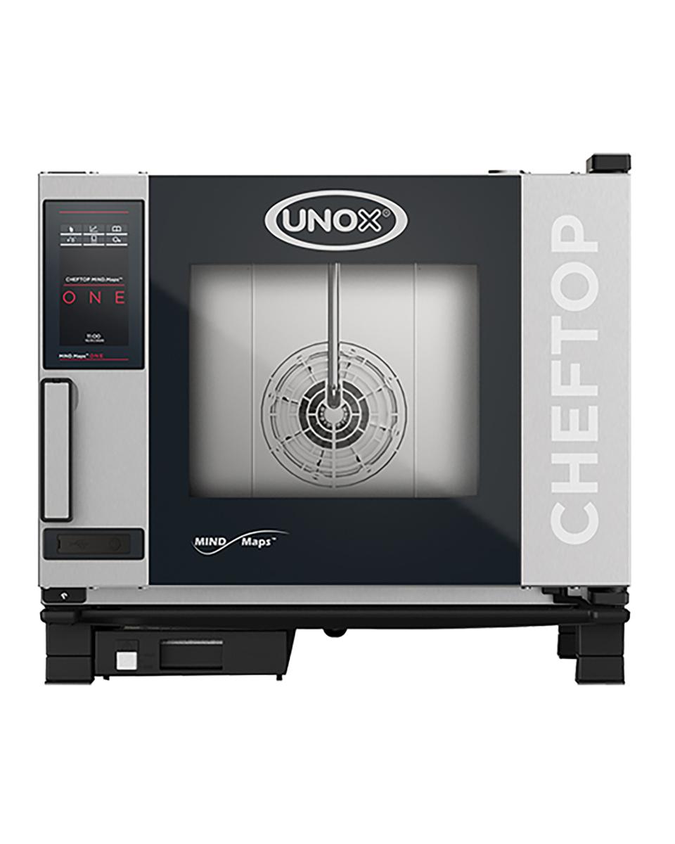 Cheftop Mindone - H 67.5 x 75 x 78.3 CM - 65.4 KG - 380 - 415 - Zonder - Stekker V - 9300 W - RVS - +30°C / +260°C - Unox - 596235