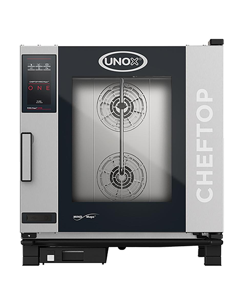 Cheftop Mindone - H 84.3 x 75 x 78.3 CM - 81.1 KG - 380 - 415 - Zonder - Stekker V - 11700 W - RVS - +30°C / +260°C - Unox - 596242
