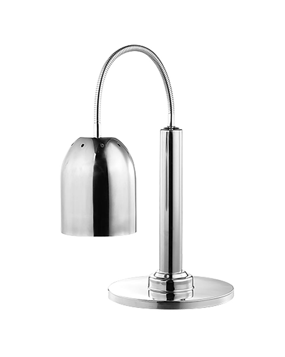Warmhoudlamp - H 61 x 25 x 48.6 CM - 7.3 KG - Ø15.6 CM - 220 - 240 V - RVS - Chroom - Caterchef - 688250