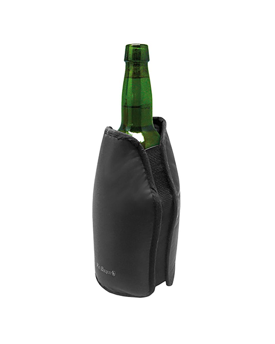 Wijnkoeler Jas - H 23.5 x 16 CM - 0.49 KG - Polyvinylchloride (Pvc) - Zwart - Vin Bouquet - 220007