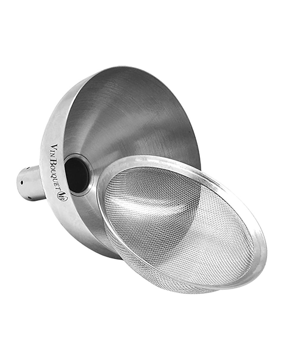 Trechter Wijndecanteer - H 9.2 CM - 0.083 KG - Ø9.7 CM - RVS - Vin Bouquet - 220021