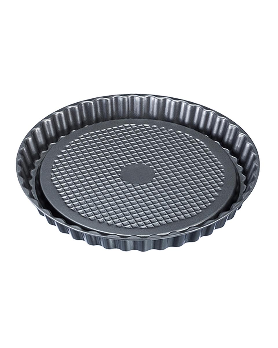 Bakvorm Taart - H 3.2 CM - 0.258 KG - Ø28 CM - Staal - Grijs - +0°C / +230°C - Westmark - 016215