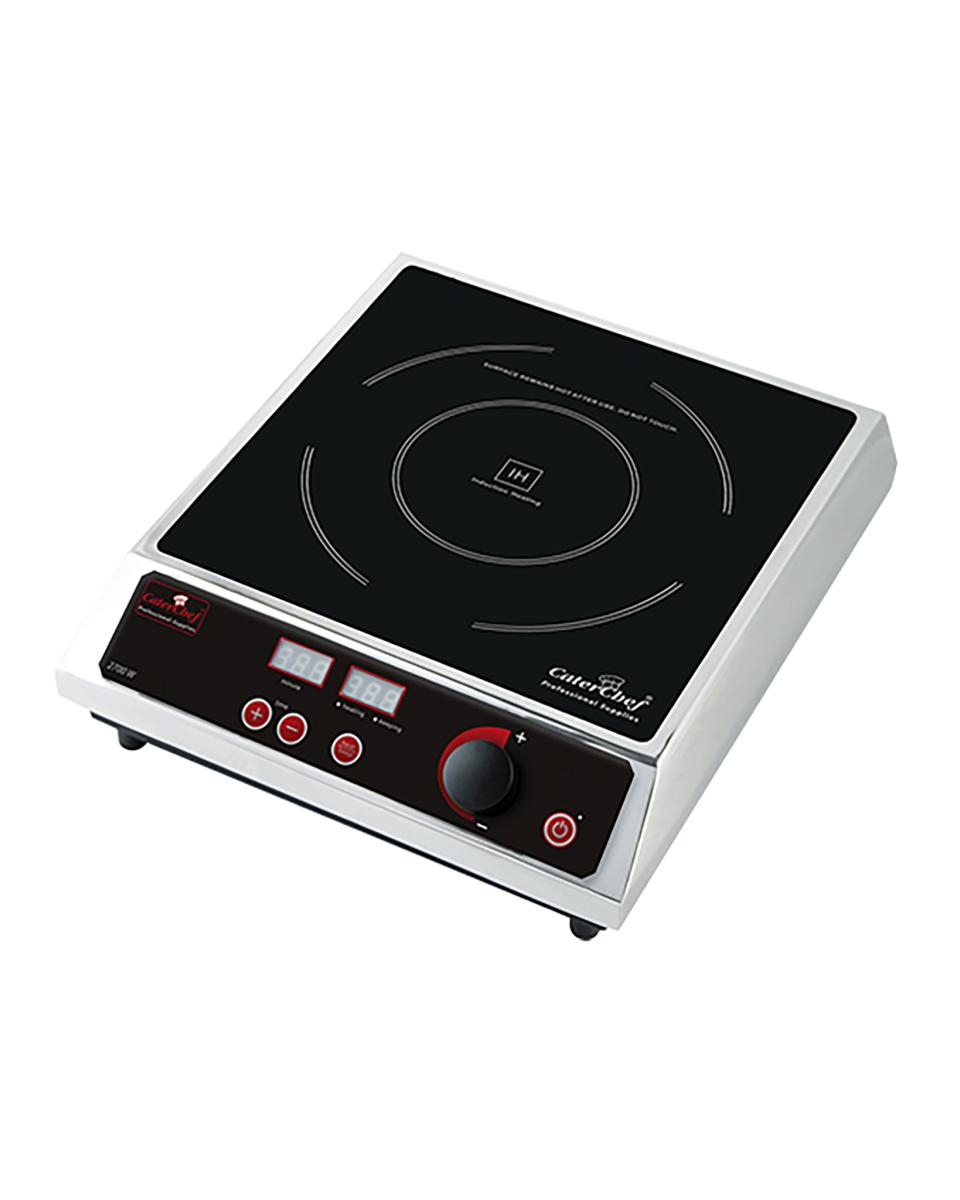 Kooktoestel - H 10.6 x 32 x 36.8 CM - 4.02 KG - 220 - 240 V - 2700 W - RVS - +60°C / +240°C - Inductie - Caterchef - 688066