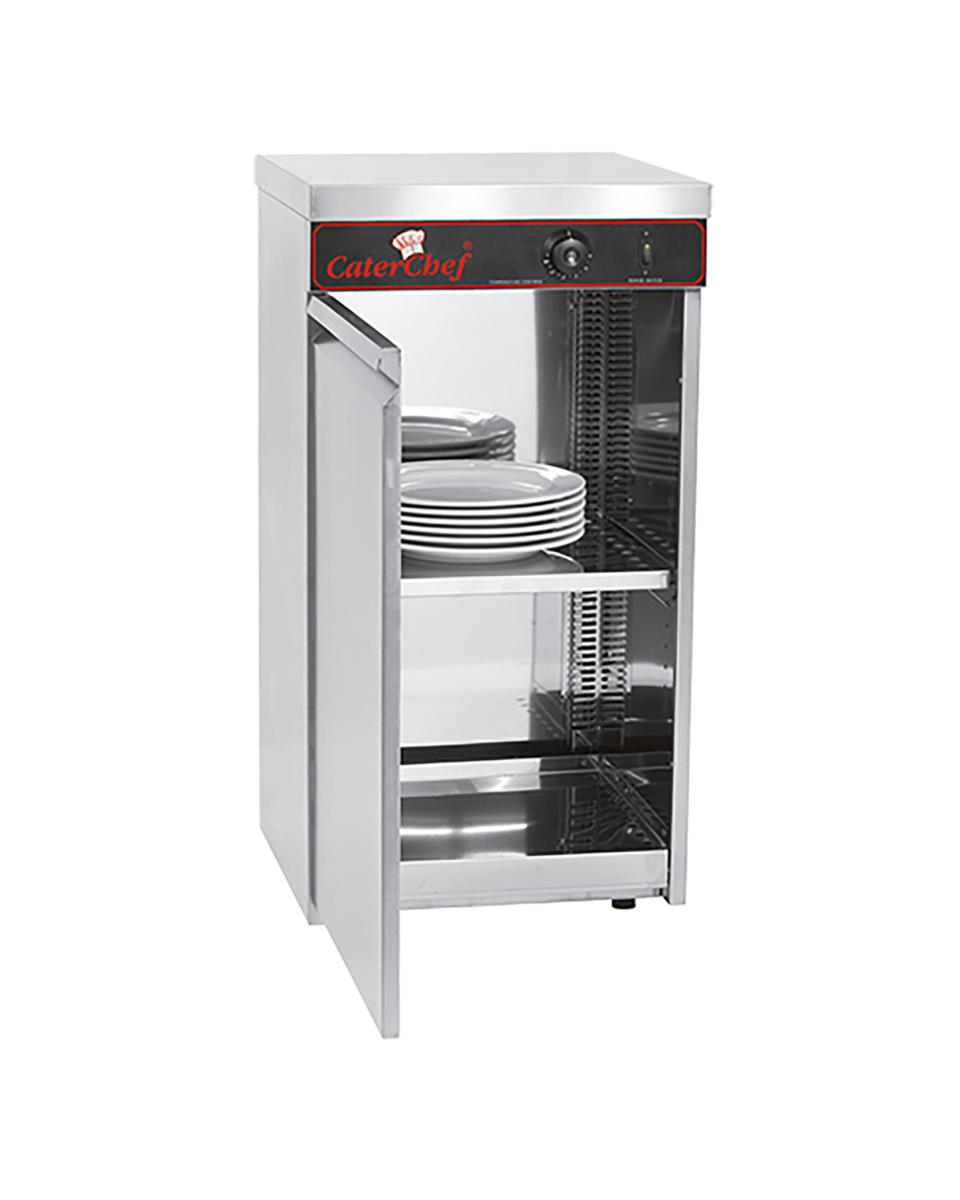 Warmhoudkast - H 85 x 45 x 45 CM - 30 KG - 220 - 240 V - 750 W - RVS - +30°C / +85°C - Caterchef - 688051