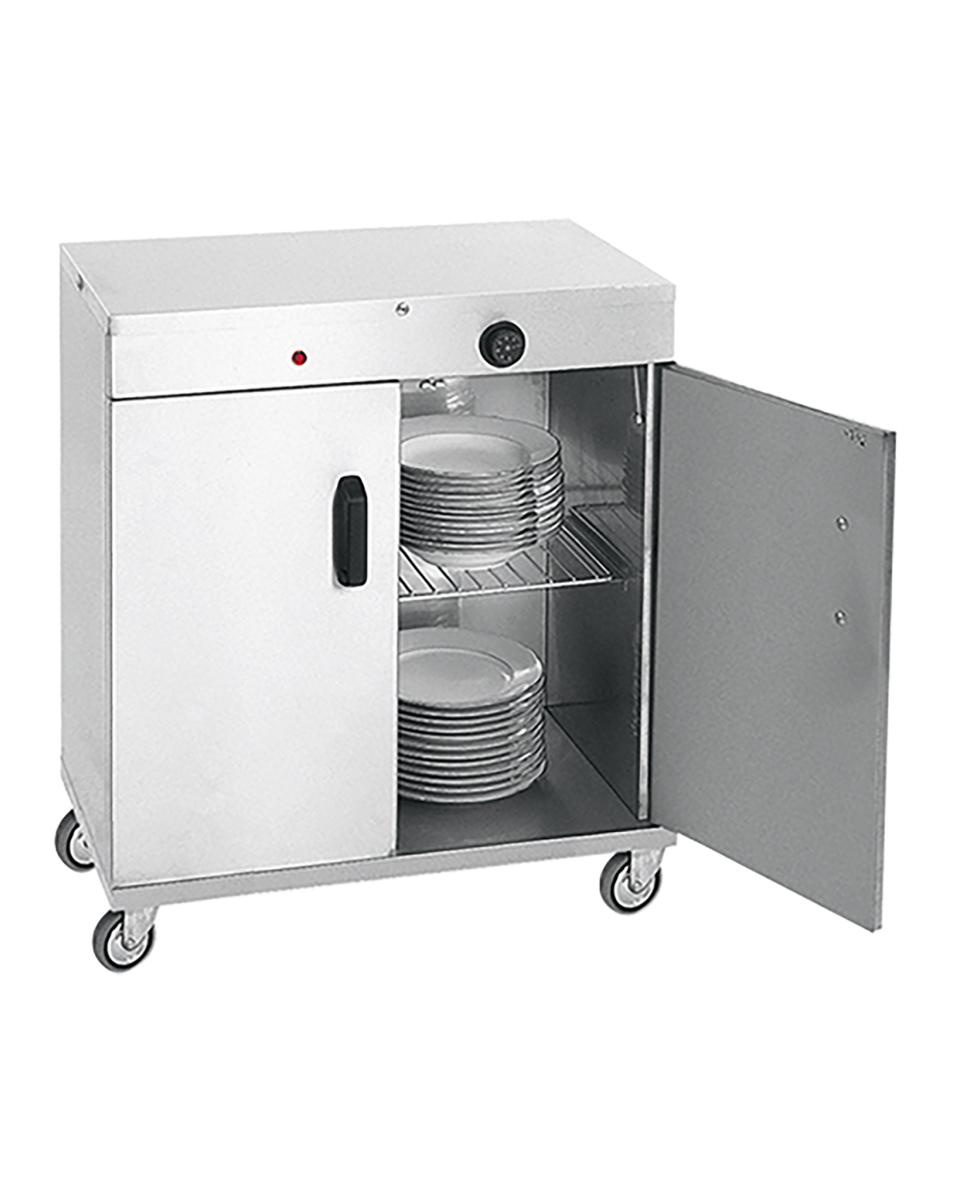 Warmhoudwagen - H 80.5 x 69.8 x 45.4 CM - 35 KG - 220 - 240 V - 700 W - RVS - +30°C / +90°C - 710060
